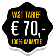 Vast tarief € 65,-